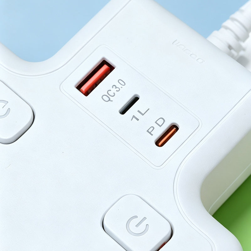 Multi Outlet Power Strip with Individual Switches