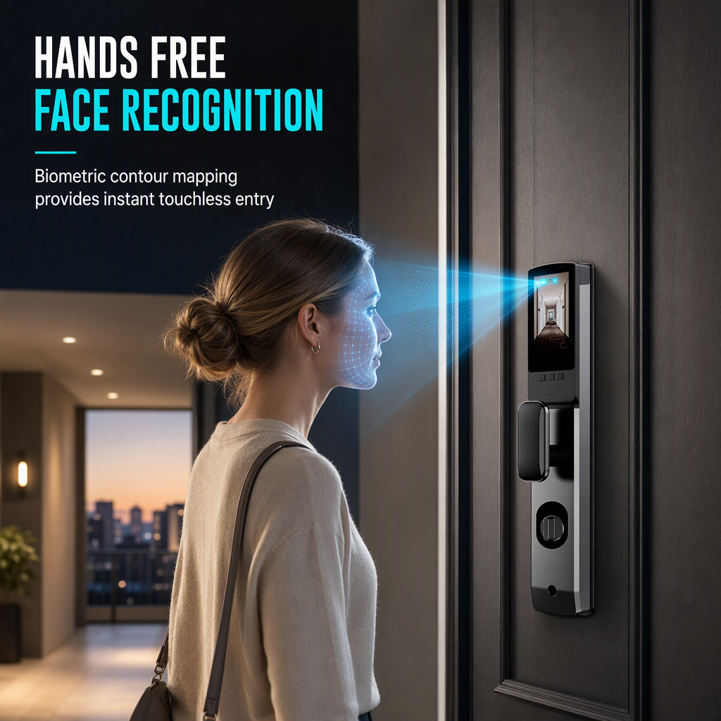 🔐 50% OFF! 🚪 Smart Door Lock – Fingerprint, face recognition & remote access ✨