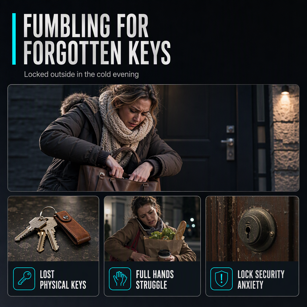 🔐 50% OFF! 🚪 Smart Door Lock – Fingerprint, face recognition & remote access ✨