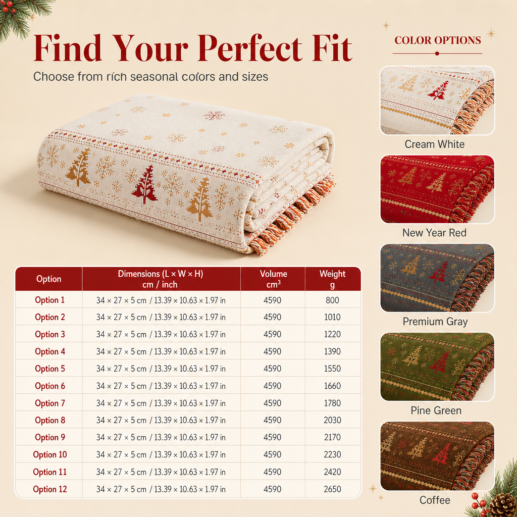 ⏳Time-Limited Special⏰Thickened Christmas Chenille Sofa Cover – Full Coverage Cat Scratch & Stain Resistant Couch Slipcover🎄🎅🛋️