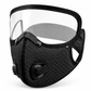 Dustproof and Windproof Outdoor Sports Face Mask with Protective Eye Shield and Breathing for Running and Cycling