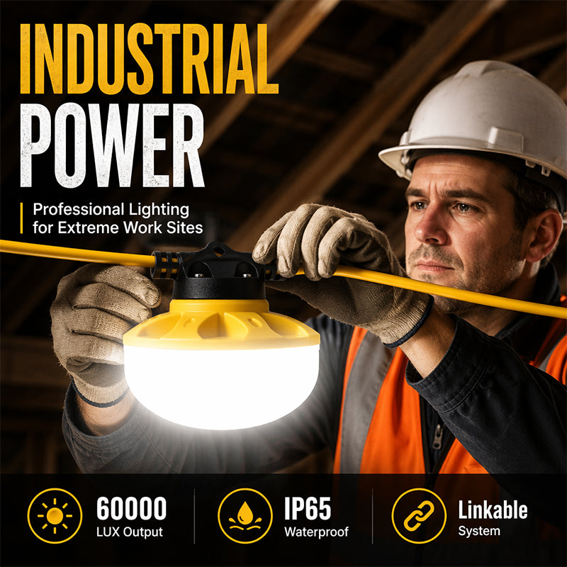 LED Construction Work Light String