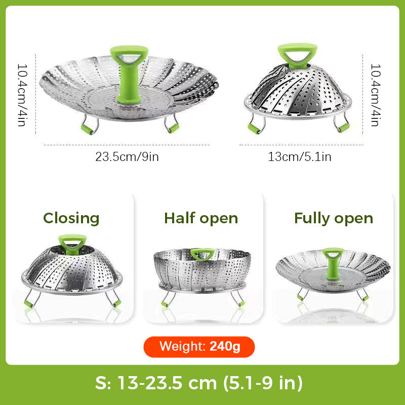 Stainless Steel Expandable Steamer Basket