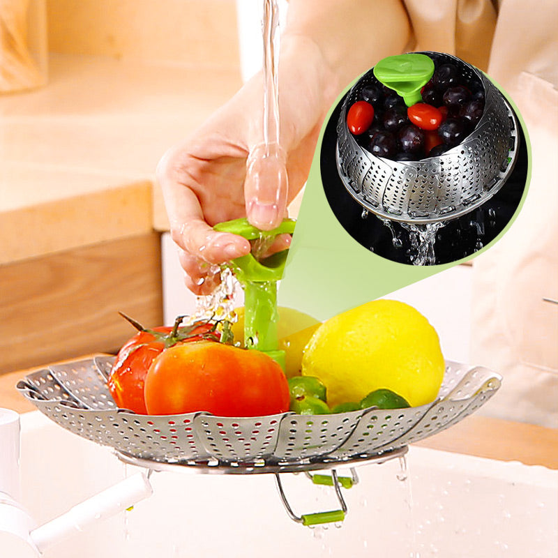 Stainless Steel Expandable Steamer Basket