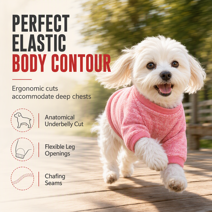 🐕✨ Cozy Knit Pet Sweater – 50% OFF! Insulating ribbed knit, stretchable trim, 9 colours – keeps small pets warm & free to move. 💪