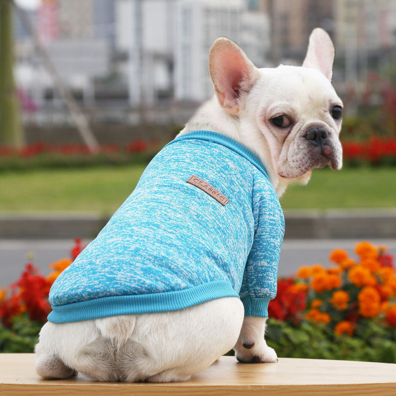 🐕✨ Cozy Knit Pet Sweater – 50% OFF! Insulating ribbed knit, stretchable trim, 9 colours – keeps small pets warm & free to move. 💪