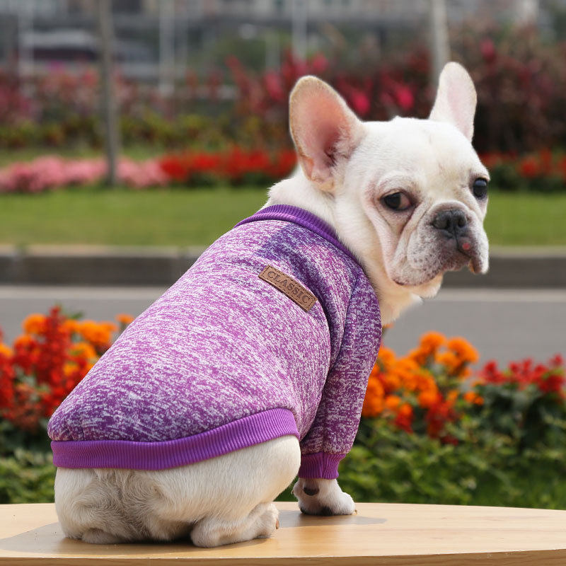 🐕✨ Cozy Knit Pet Sweater – 50% OFF! Insulating ribbed knit, stretchable trim, 9 colours – keeps small pets warm & free to move. 💪
