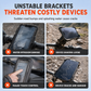 Waterproof Motorcycle and Bicycle Phone Holder with Touch Screen and 360 Degree Rotation