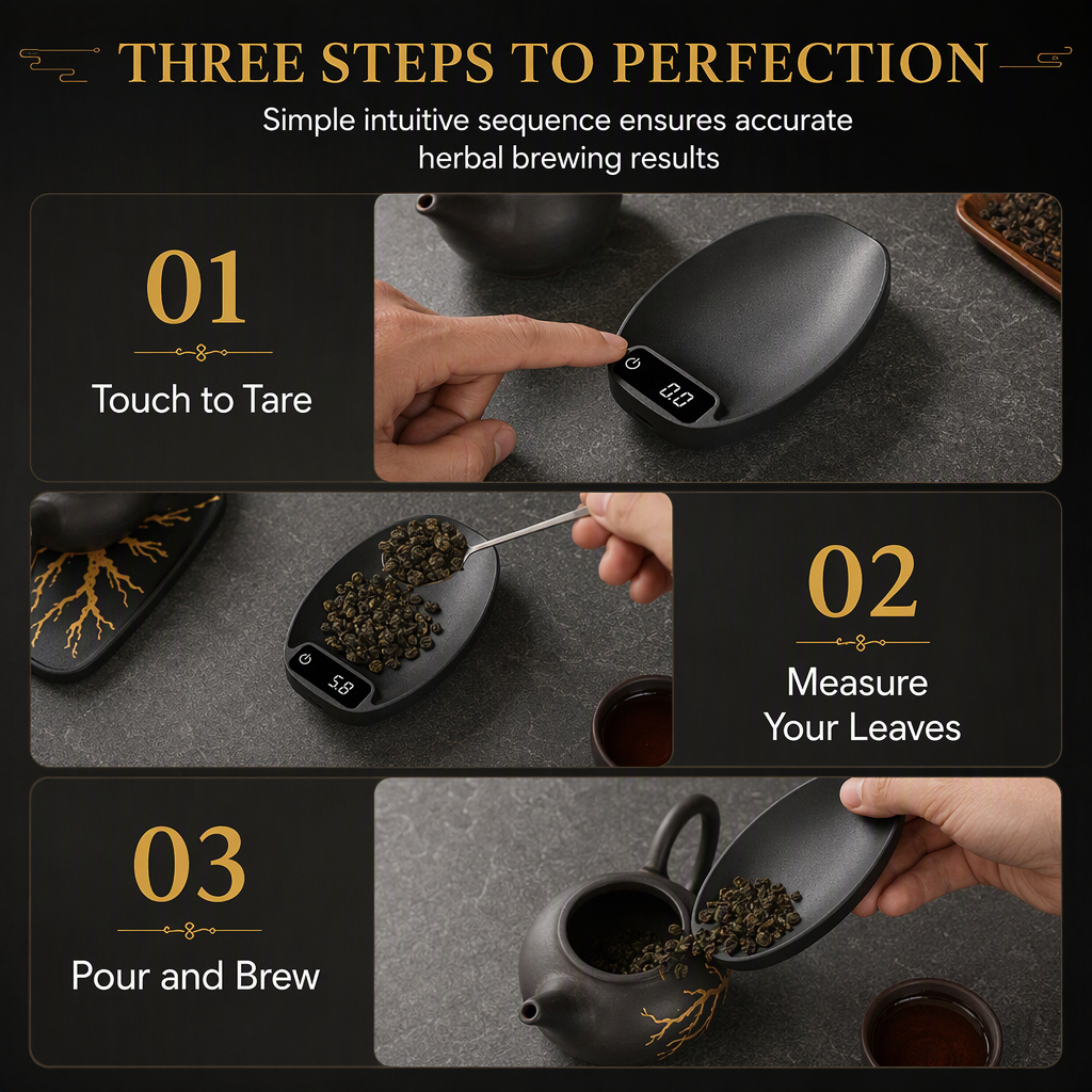 Digital Tea Scoop Scale and Electronic Weighing Spoon for Tea Leaves and Coffee