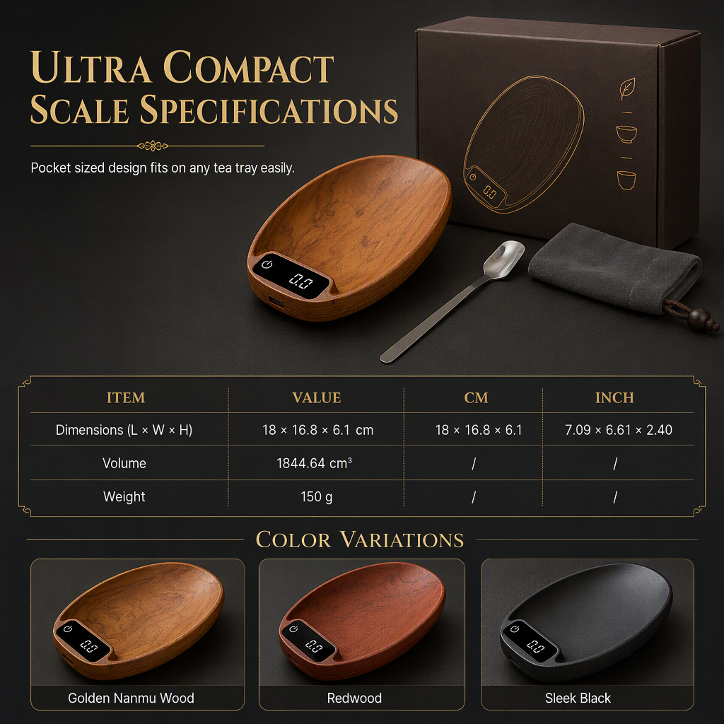 Digital Tea Scoop Scale and Electronic Weighing Spoon for Tea Leaves and Coffee