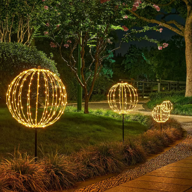 ✨🔮 Hanging LED Sphere Light – 50% OFF! 360° glow, collapsible design, weatherproof metal – perfect for patios, gardens & holidays. 💪