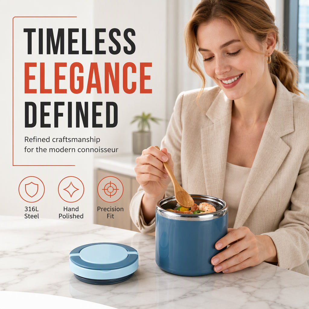 📢📢50% OFF !! ⏰Portable Stainless Steel Insulated Lunch Box with Lid Multi Layer Stackable Bento Food Container for Students and Office Workers