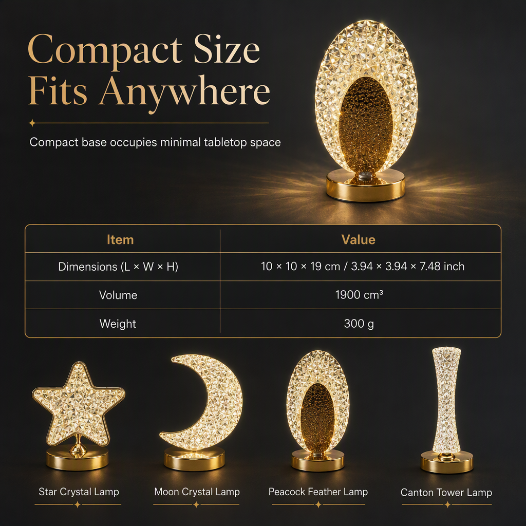 Rechargeable LED Night Light with Touch Control Three Color Atmosphere Lamp for Bedroom Birthday Gift
