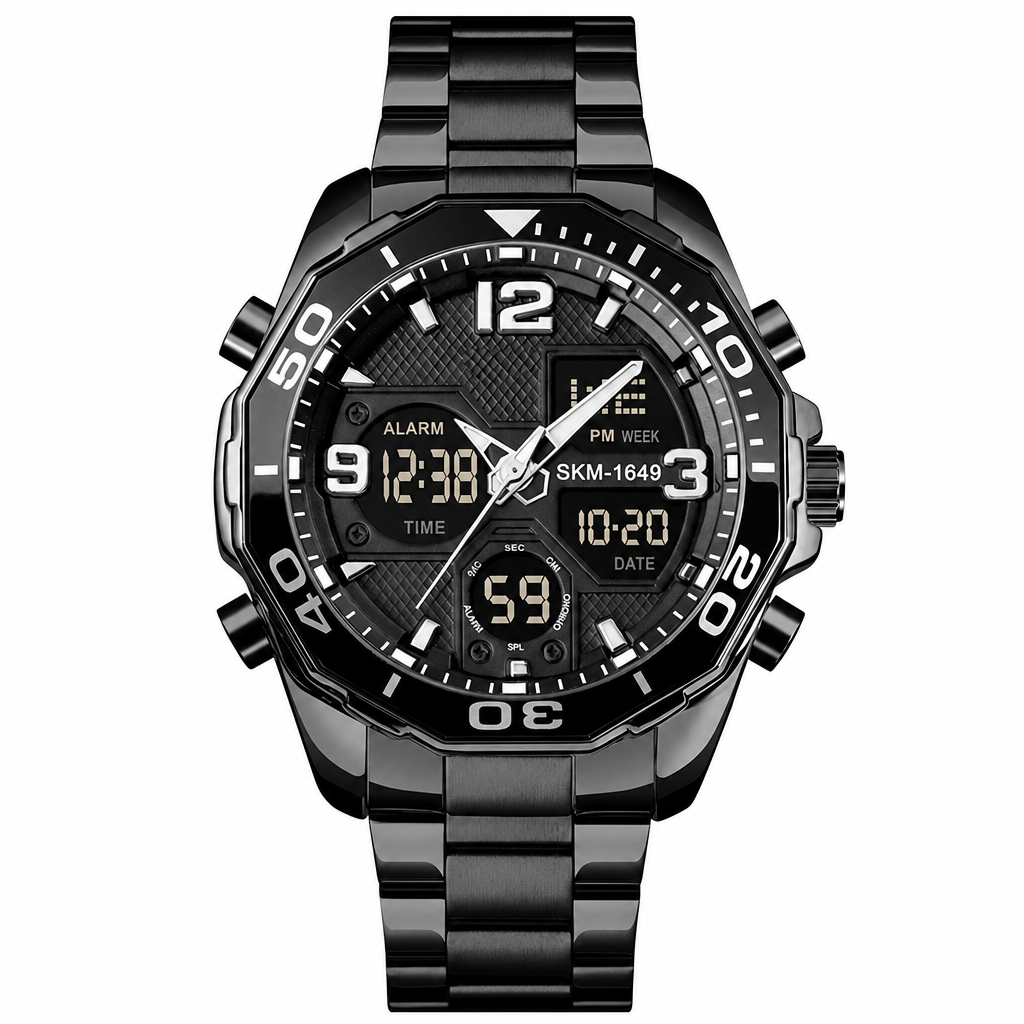 Fashionable Multifunctional Digital Electronic Watch for Men and Teen Boys