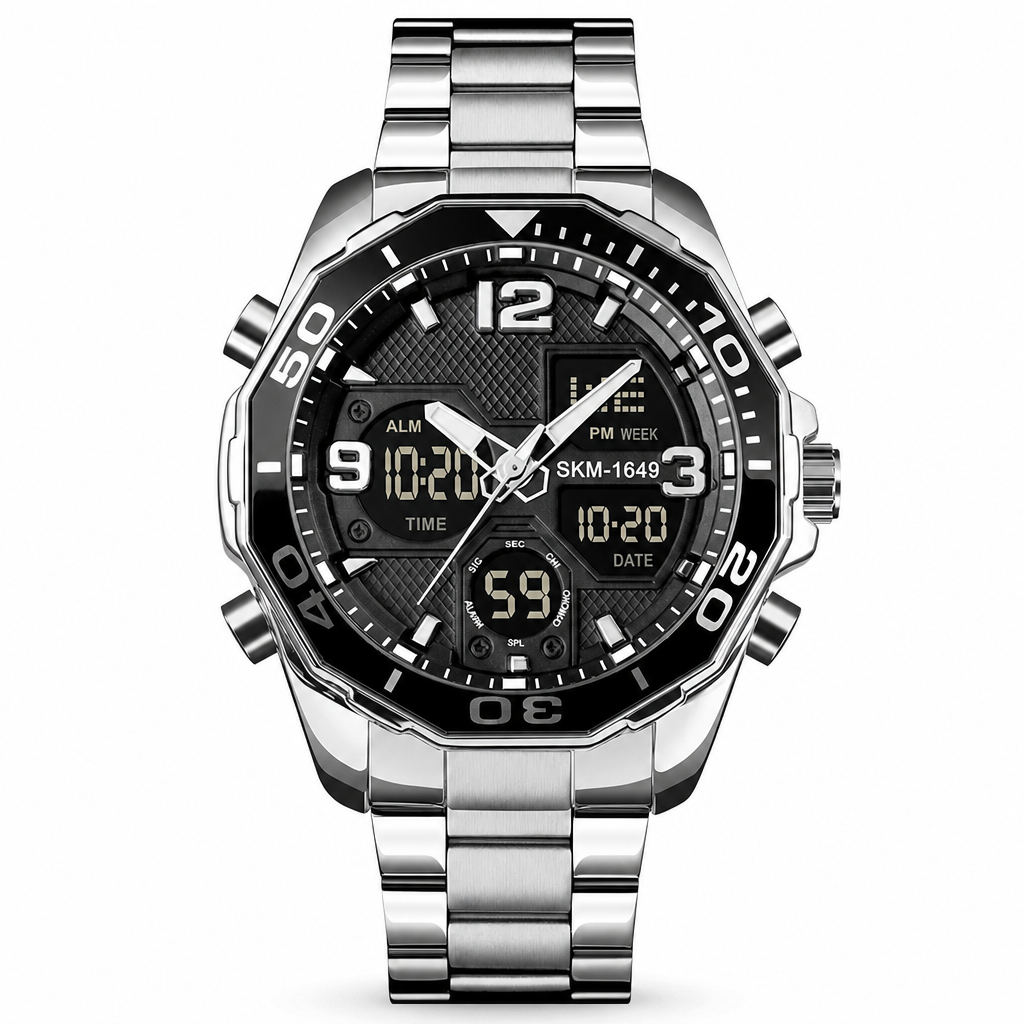 Fashionable Multifunctional Digital Electronic Watch for Men and Teen Boys