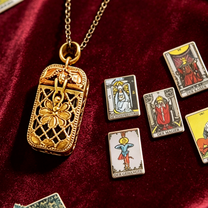 🔥Limited-Time 50% OFF✨ Vintage Tarot Medallion Pendant Necklace