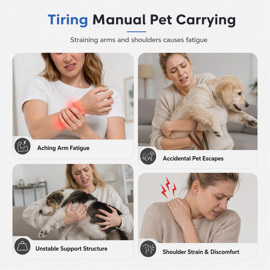 Portable Breathable Pet Carrier Sling Bag Single Shoulder Crossbody Travel Bag for Cats and Small Dogs