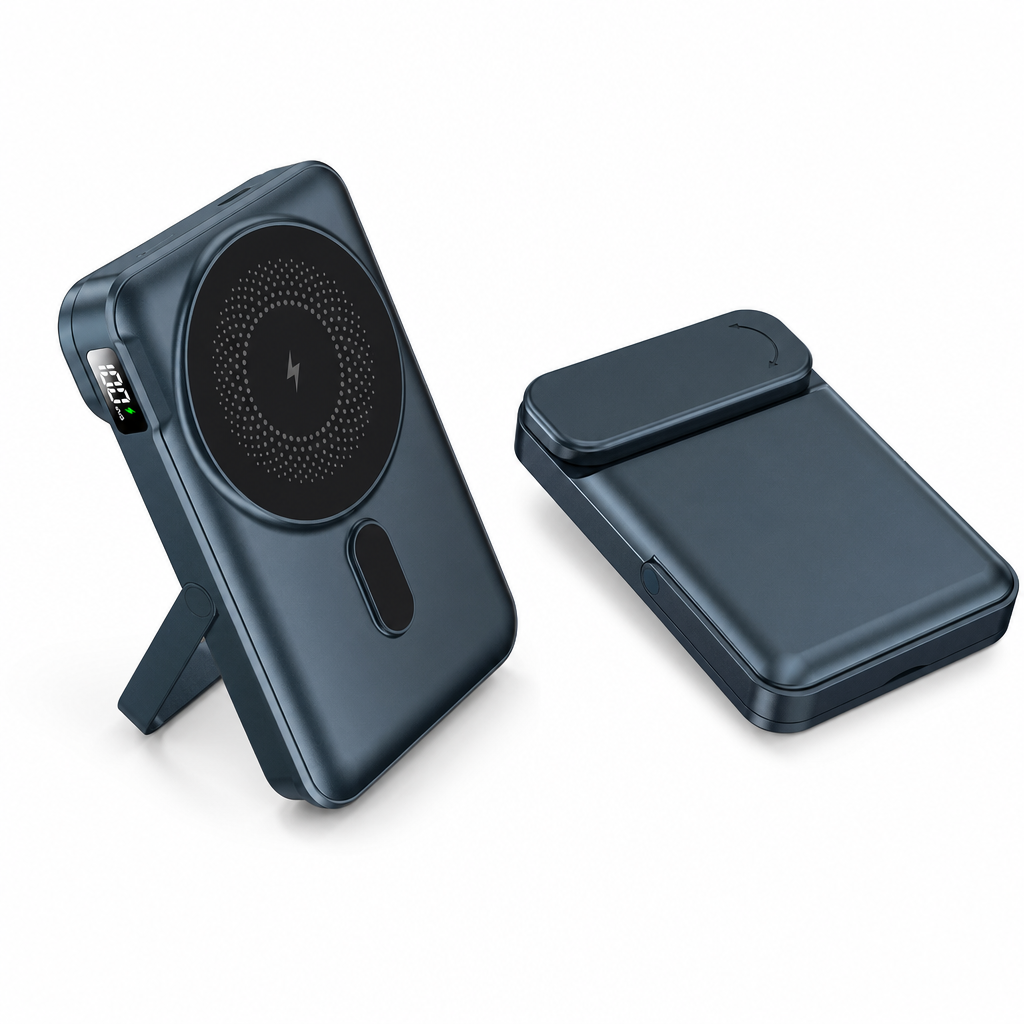 Mini 10000mAh Magnetic Wireless Power Bank Fast Charging Portable for Phones and Smartwatches