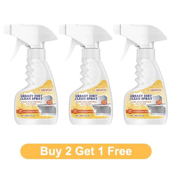 🎁LIMITED SALE BUY 2 GET 1 FREE!!✨Multi-Purpose Kitchen Heavy Oil Cleaner Spray